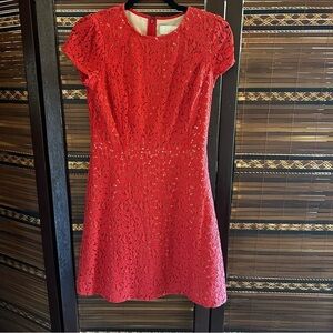 loft red lace dress Lace Maxi Dress